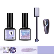 YOUNG NAN 3Pcs/set Aurora Fairy Cat Magnetic Gel Nail Polish Black Color Gel Set Cat Eye Nail Varnis