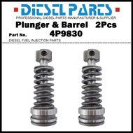 2Pcs Fuel Pump Plunger and Barrel Assembly 4P-9830 7W-6929 for Caterpillar 3306 3306B 3306C 235B 235
