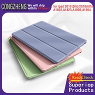 IPad 2017 2018 9.7inch (5th 6th Generation) Slim Smart Case Flexible Soft Silicone Leather Back Cove