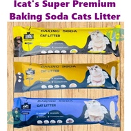 Icat's Super Premium 25 Liter Cat Litter Lumpy Cat Sand Scented icats Import