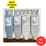 Mesh Top Ironing Board 48x15” (121x38cm) | Model 8476-Y | Adjustable 7 Height Levels | Heat-Resistan