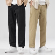 ✦Local Shipping✦COD Men Long Pants Chino Cotton Straight Cut cotton slack pants men Seluar Panjang L