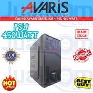 AVARIS KM SERIES Casing + 450 WATT Power Supply Includes 450W PSU