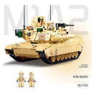 Educational toys Assembling Sluban TANK model B0892 MB M1A2 V2 ABRAMS MAIN BATTLE TANK 781 PCS Build