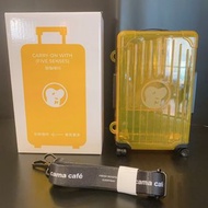 cama cafe 咖啡空少 迷你透明箱
