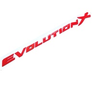 EVOLUTION X LOGO Sticker Car Badge Modified Emblem Sticker For Mitsubishi Lancer EVO Evolution