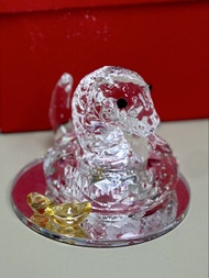 HSBC 水晶蛇擺件