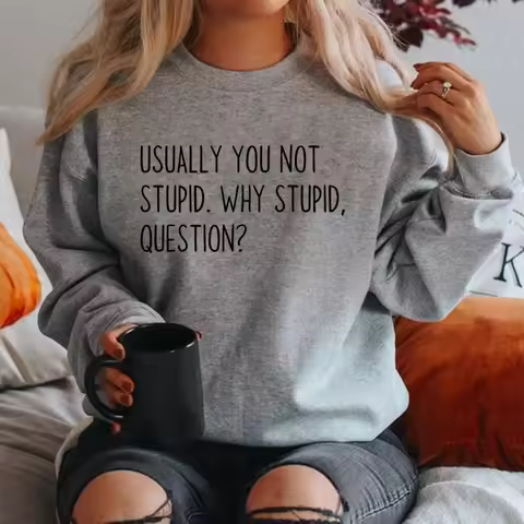 Project Hail Mary Sweatshirt Funny Grumpy Rocky Quote Sweater Unisex Crewneck Sweatshirt Graphic Hoo