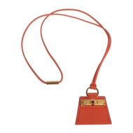 HERMES   Necklace orange poppy Swift Women