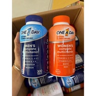 [ HSD 2027 ] One A Day Men’s / Women's Multivitamin 50 Years Old 300 US Tablets.