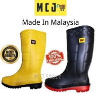 Gajah King Men Rain Rubber Boot / Kasut Boot / Kasut Kerja / Hi-Cut Rubber Rainboot | Kasut Hujan Ka