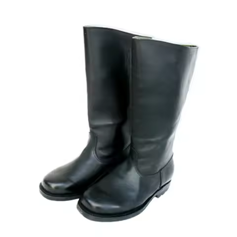GERMAN EM LEATHER COMBAT BOOTS SHOES RIDING BOOTS