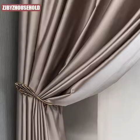 Custom Modern High Precision Curtains for Living Dining Room Bedroom Luxury Scandinavian Minimalist 