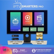 [FAST] ID IPTV SMARTERS PRO Malaysia / 1 BULAN/ 3 BULAN / 6 BULAN Support Iptv Smarters Player tv, I