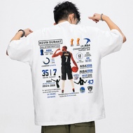 Kevin Durant Career Honor Short-Sleeved Nets No. 7 Death Commemorative t-shirt KD Basketball Sports 