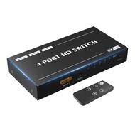 (FNMT) 1 Set 8K HD Switcher 4 Port -Compatible Switcher 8K 60Hz Game Projector Home Converter