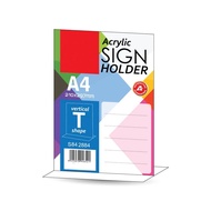 ASTAR / APLUS ACRYLIC SIGN HOLDER T-SHAPE STAND SSA2885 Menu Display Stand