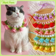 Bluebell Style Pet Bib - Handmade Yarn Photo Prop for Special pets & Cats Photoshoot