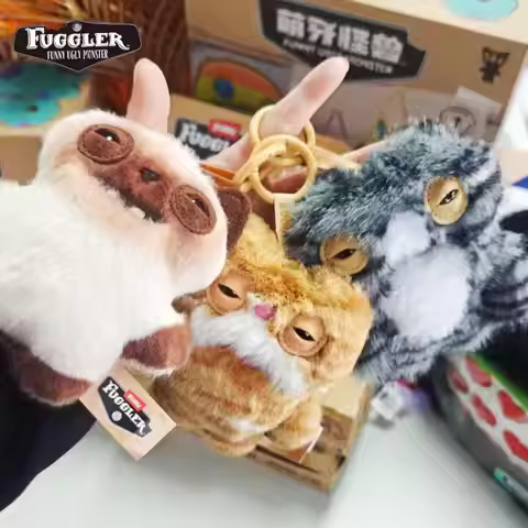 New Official Original Fuggler Alley Cats Series Exquisite Monster Plush Toys Birthday Gifts Funny Ug