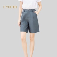 Eyouth 20150 Women Mid-Length Essential Shorts