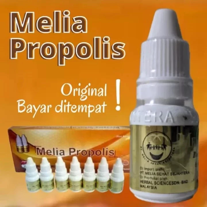 Melia Propolis Sejahtera 6 ml Propolis Melia MSS 1 Botol Embossed PT Melia Sejahtera