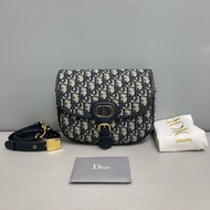 Dior迪奧Bobby中號老花馬鞍包 尺寸22×17 附件 塵袋
