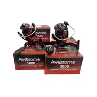 NEW AWASHIMA fishing reel AWESOME 1000 2000 3000 4000 5000 Spinning Fishing Reel With Free Gift Mesi