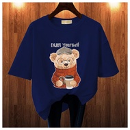 GET FASHION - BAJU KAOS KOREAN STYLE KPOP BEAR YOURSELF BAJU KAOS IMPORT BEST QUALITY BLUS BUTTER JU
