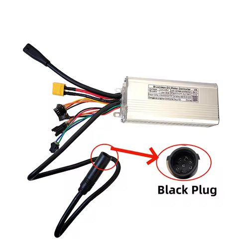 Original Electric Bicycle 48V Controller for OUXI V8 Electric Bike 48V 21A Controller Spare Accessor
