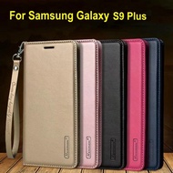 Samsung S9 Plus Flip Case Hanman business wallet leather Flip cover Samsung S9+