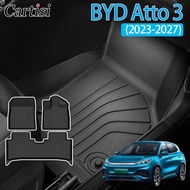 3D car mat BYD Atto 3 (2023-2027) 5 seat Car Mat car floor mat 3D foot mat carpet TPE rubber mat