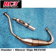PROMO KNALPOT RC3 NINJA 150 RR R SS ZX150 SUPER COBRA FULL PRESS STAINLESS - Satria Tech