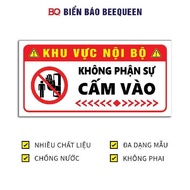 Sign NO CRACKING IN H62