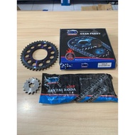 Crun GearSet RACING Vega ZR Lama 5D9 / Gear Gir Set Package Jupiter Z Robot Z1 15T-40T 428-108L / Fo