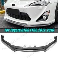 FT86 GT86 Lower Diffuser Canard Splitters Trim Car Front Bumper Lip Spoiler Body Kits For Toyota GT8