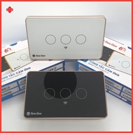 Công Tắc Thông Minh Wifi Rạng Đông - Công Tắc Cảm Ứng 1234 Nút Điều Khiển Hẹn Giờ Từ Xa Qua App Giọn