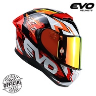 EVO XT-300 Riot II Full Face Dual Visor Helmet With Free Clear Lens