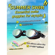 WAVE Swimming Goggles for adults Degree Myopia with Power 150 °-800 °  Swim Goggles Men Women Anti-f