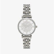 นาฬิกาข้อมือผู้หญิง Emporio Armani  Gianni White Crystal Pave Dial - Silver AR1925