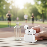 J201 Wireless Bluetooth 5.3 Headphones with Mic, IPX5 Water Resistant, Noise Cancelling  Fon Kepala 