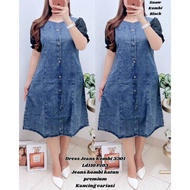 BELIEVE#DRESS JEANS KOMBI LD 110CM TS-3310. DRESS KEKINIAN/ VIRAL.