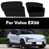 For Volvo EX30 2025 2026 Sunshade Mosquito Repellent Sunscreen Pay Attention Privacy Mesh Car Access