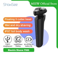 ShowSee Electric Shaver เครื่องโกนหนวดไฟฟ้า ใบมีด 3D เครื่องโกนหนวดผู้ชาย ทั้งแบบเปียกและแห้ง