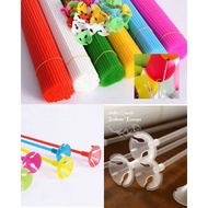 1 Pcs Large Balloon Stick Foil Balloon Stick and cup Foil Balloon Stick/ - Balloon Handle