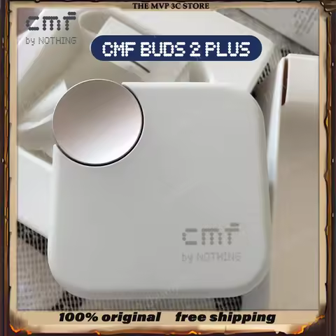 Upgraded CMF by Nothing Buds 2 Plus Wireless Bluetooth Earphone 50dB Hybrid Active Noise Reduction L