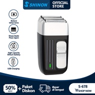 SHINON SH-678 Alat Cukur Rambut Elektrik / Alat Cukur Rambut / Kumis / Jenggot / Rechargeable Cas Ta