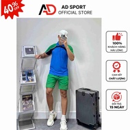 Cool cotton men's sportswear Summer 2025short sleeve ADSPORT-6627, form-fitting, cool to wear for ac