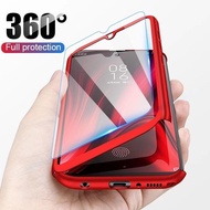 360 Full Protection Cover Case For Huawei Y6S Y9S Y6 Y7 Pro Y9 Prime 2019 Y6 2018 Honor 8X 10 Lite With Tempered Glass Cover