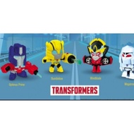 Mcdonald's Mcd Mcdonalds Happy Meal Toys TRANSFORMERS 2018 FULL SET