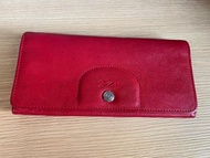 Longchamp 紅色長夾
